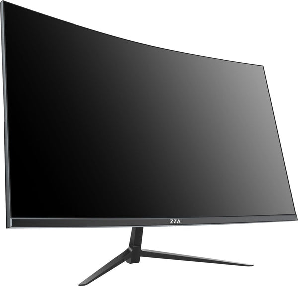 ZZA Gaming Monitor 27 Inch Curved 180Hz| 165Hz|144Hz|1ms| Computer Monitor FHD|1080P| 90% DCI-P3,100% sRGB,PC Monitor FreeSync| HDMI|HDR|Low Blue Light| HDMI|DP Ports| VESA Mount| Metal Stand