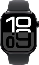 Apple Watch Series 10 [GPS, 42mm] - Jet Black Aluminum Case with Black Sport Band, S/M (Renewed)