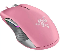 Razer Lancehead TE Ambidextrous Gaming Mouse: 16,000 DPI Optical Sensor - Chroma RGB Lighting - 8 Programmable Buttons - Mechanical Switches - Quartz Pink