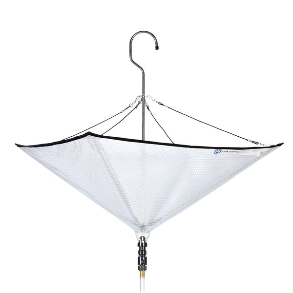 PIG Roof Leak Diverter Tarp Kit - Umbrella-Style Leak Diverter - 30" x 30" - Clear - TLS461-CL