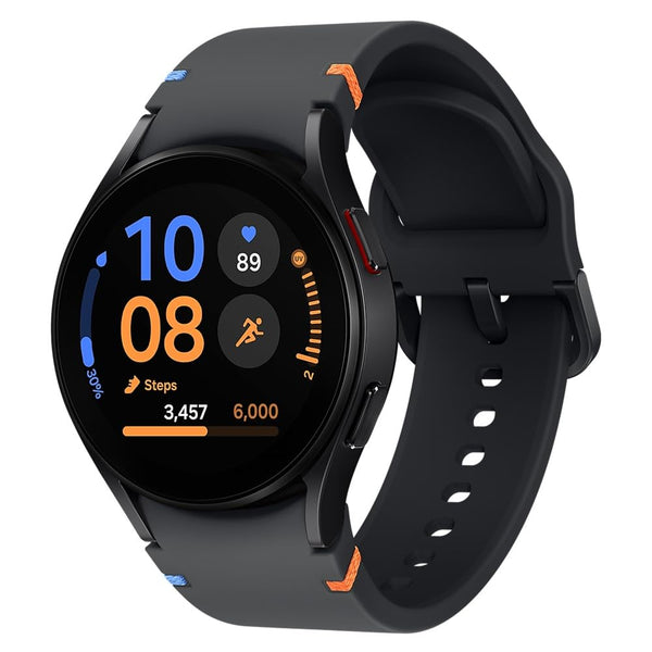 Samsung Galaxy Watch FE (40mm) AI Smartwatch w/ 1.2" Amoled Screen, Wear OS 5, Wi-Fi, Bluetooth, Heart Rate, International Model R861N (Black)