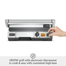 Breville Smart Grill, One Size, Brushed Stainless Steel