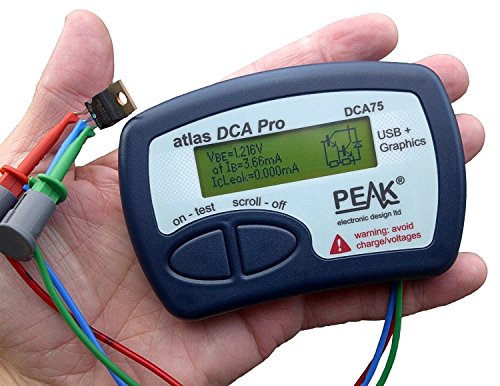 Peak Atlas DCA75 Pro Semiconductor Tester, Light Blue