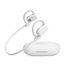 JBL SoundGear Sense - True Wireless Open-Ear Headphones, OpenSound Technology, Splash and dust Resistant, 4 mics for Crisp, Clear Calls, Up to 24 Hours of Battery Life, Plus Speed Charge (White)