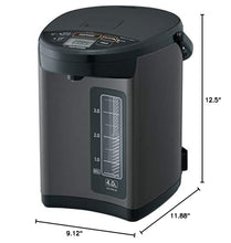 Zojirushi CD-NAC40BM Micom Water Boiler and Warmer (4-Liter, Metallic Black)