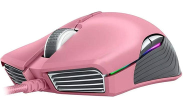 Razer Lancehead TE Ambidextrous Gaming Mouse: 16,000 DPI Optical Sensor - Chroma RGB Lighting - 8 Programmable Buttons - Mechanical Switches - Quartz Pink