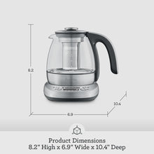 Breville Smart Tea Infuser Compact Kettle, One Size, Clear