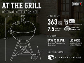 Weber Original Kettle 22-Inch Charcoal Grill