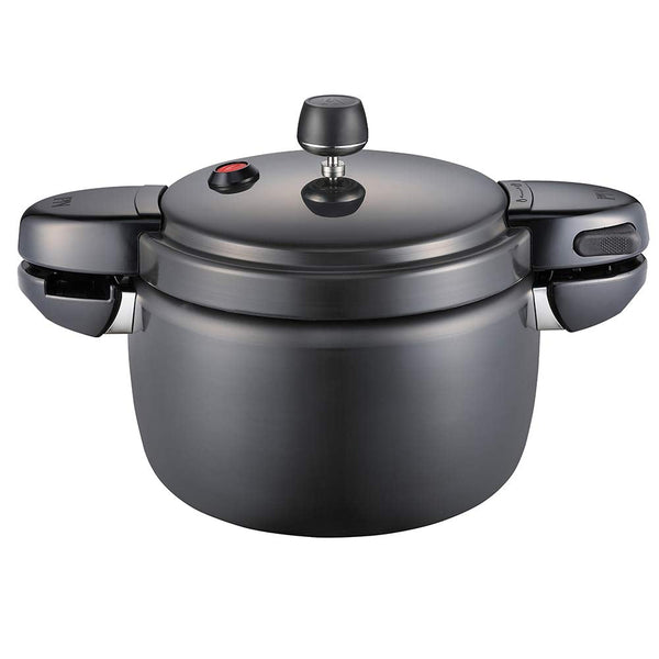 PN Poongnyun New Black Pearl Pressure Cookers (4.4 Liters / 8 Servings)