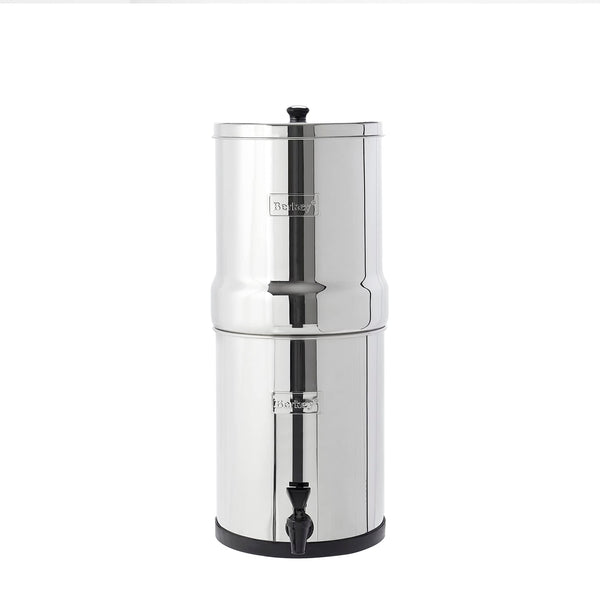 Travel Berkey Gravity-Fed Water Filter with 2 Black Berkey Elements–Enjoy Potable Water While Camping, RVing, Off-Grid, Emergencies, Every Day at Home