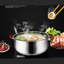 Steamer Pot Soup Pot Hot Pot Anti-Scalding Double Bottom Thickened Stainless Steel Super Large Steamer Cookware Pot Steamer Set/34Cm (Size : 30cm)