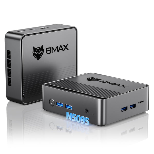 Bmax B3 Mini PC 256GB SSD 8GB LPDDR4, Intel 11th Gen N5095 Processor (up to 2.9GHz) 4C/4T, Auto Power On Mini Desktop Computer WiFi/BT5.0/HDMIx2 Support 4K Dual Screen Display, Wake On LAN