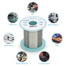 Weller WSW SAC L0 (T0051387099) Lead Free Solder Wire, Dia: 0.5 mm / 0.020 in, Wt: 500 g / 17.637 oz, Alloy Sn96.5Ag3.0Cu0.5, Flux content 3.5%