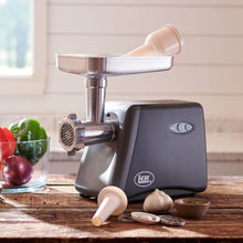 LEM Products #8 Countertop Meat Grinder, 575 Watt Aluminum Electric Meat Grinder Machine, Ideal for Occasional Use