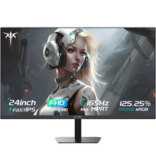 KTC 24 Inch Gaming Monitor FHD 1080P Fast IPS 165Hz, 125% sRGB 1ms HDR Zero-Frame Computer Monitor, HDMI 2.0, DisplayPort 1.4, FreeSync & G-Sync, Tilt, VESA Compatible, Eye Care