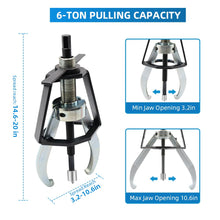 BESTOOL 2 Jaw Gear Puller,6 Ton Pulley Puller Tool, Removal Tool for Gears, Pulley, Flywheel