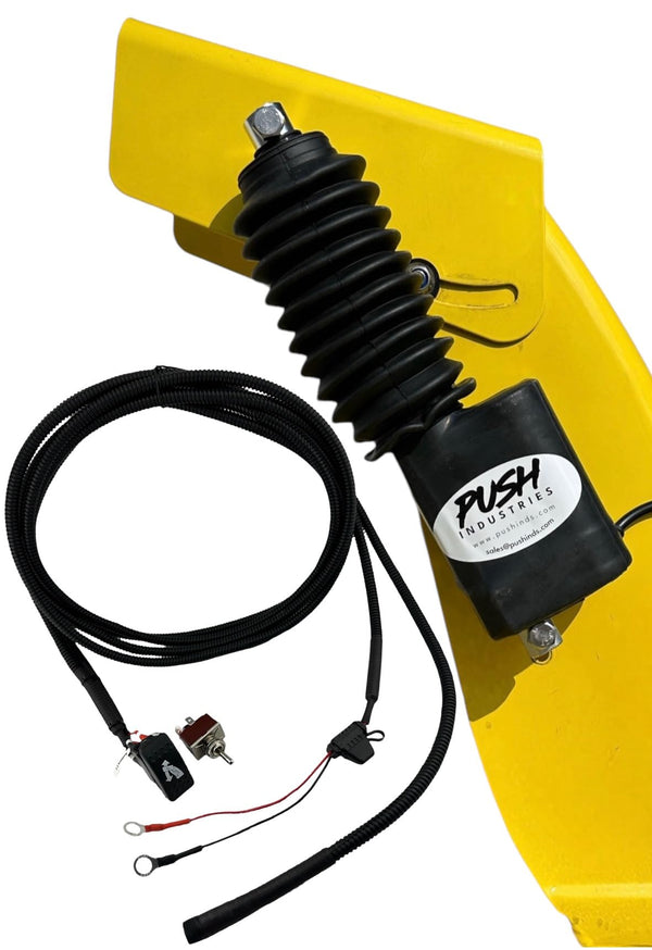 Push Industries 118.507 Powered Snow Blower Actuator Chute Deflector Control Kit - Designed for Deere, 47", 54", & 60" Snow Blowers (Complete Wire Harness w/Toggle & Rocker inc.)