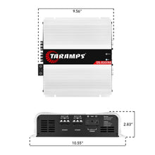 Taramps DS 2000x4 2 Ohms 2000 Watts RMS 4-Channel 500x4 Watts RMS, Class D Full Range, Crossover High / Low Pass Fixed Bridgedable Car Audio Amplifier