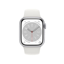 Apple Watch Series 8 (41MM, GPS) - Silver Aluminum Case with White Sport Band (Renewed Premium)