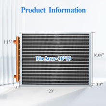 Water to Air Heat Exchanger 16x18 with 1