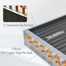 Water to Air Heat Exchanger 22x24 with 1