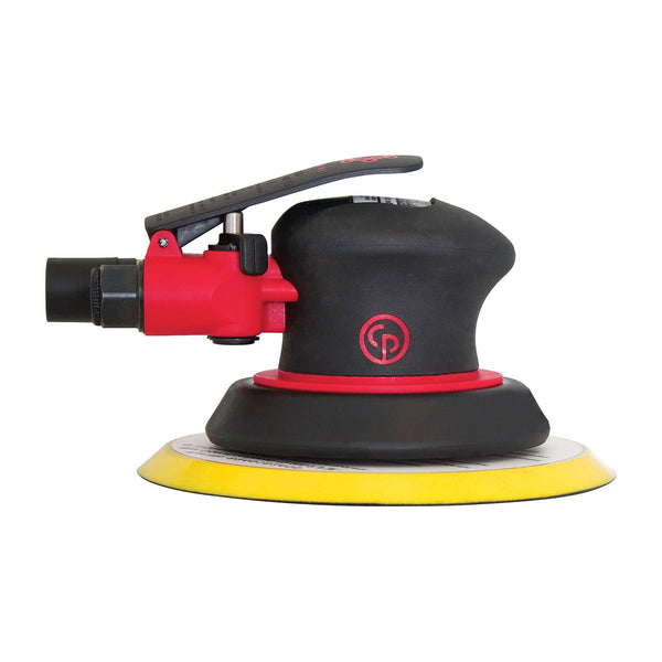 Chicago Pneumatic CP7255 - Air Random Orbital Sander Tool, Home Improvement, Woodworking Tools, Polisher, Rust Removal, Sanding Tool, Non-Vacuum, PSA, 6 Inch (150 mm), 0.28 HP / 210 W - 12000 RPM, One Size, Factory