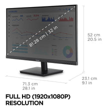 ViewSonic VA3209M 32 Inch IPS Full HD 1080p Monitor with Frameless Design, 75 Hz, Dual Speakers, HDMI, and VGA Inputs for Home and Office,Black