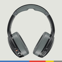 Skullcandy Crusher Evo Over-Ear Wireless Bluetooth Headphones with Sensory Bass, 40 Hr Battery, Microphone, Works with iPhone Android – Black/Asphalt