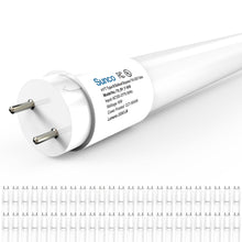 Sunco 50 Pack T8 LED Bulbs 4 Foot, LED Fluorescent Tube Replacement, 4ft LED Tube Light, Ballast Bypass, 18W, 2200 LM, 5000K Daylight, Single Ended Power, Frosted Lens, UL.