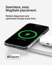 Belkin MagSafe 3-in-1 Wireless Charging Pad - Fast Wireless Charging for Apple Watch, iPhone 15, iPhone 14, iPhone 13, & iPhone 12 Series, & AirPods - Charging Station for Multiple Devices - White