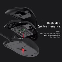 UPATTHUB Optical Wired Mouse, Laptop Desktop Laptop Home and Office Mouse, Fitting Hand Design Mouse, Premium Material USB Wired Optical Mouse - Black