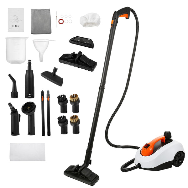 WICHEMI Steamer for Cleaning 1800W High Temperature Handheld Steam Cleaner for Car with 1800ML Water Tank, Electric Steam Cleaning Machine for Home Use Car Detailing Carpets and Ironing Clothes