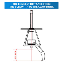 BESTOOL 2 Jaw Gear Puller,6 Ton Pulley Puller Tool, Removal Tool for Gears, Pulley, Flywheel