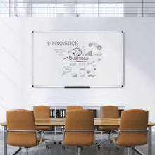 VIZ-PRO Dry Erase Board/Whiteboard, Non-Magnetic, Pack of 2, 6' x 4', Wall Mounted Board for School Office and Home