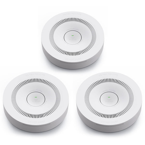 TREATLIFE 2 in 1 WiFi Smart Smoke Detector Carbon Monoxide Detector Combo, Battery Backup, Smoke & CO Fire Alarm, App Notification, Wireless Interconnect (3 Pack)