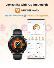 HUAWEI Watch GT 5 46mm Smartwatch, up to 14 Days Battery Life, All New Running and Cycling Sports Smart Watch, Sharp Edged Design, Health Tracking, Compatible with iOS and Android, Black.