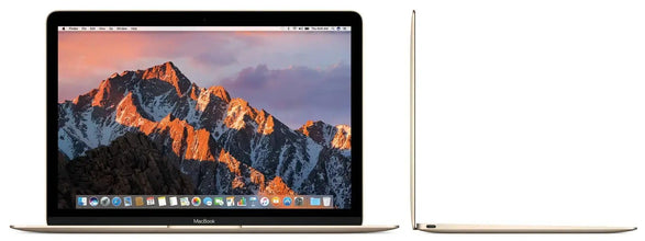 Apple MNYK2LL/A 12in MacBook, Retina, 1.2GHz Intel Core m3 Dual Core Processor, 8GB RAM, 256GB SSD, Mac OS, Gold (Renewed)