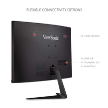 ViewSonic VX3218-PC-MHD 32 Inch Curved 1080p 1ms 180Hz Gaming Monitor with FreeSync Premium, Eye Care, HDMI and Display Port