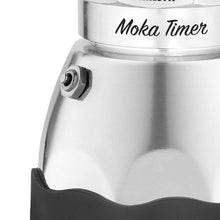 Bialetti 8006363009980 Bialetti Moka Easy Timer 3 tz Electric Coffee machin, Metallic