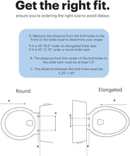 Brondell L60-EW LumaWarm Heated Toilet Seat with Night Light Three Temperature Settings, Gentle Close Lid, Easy Installation, Built-in Controls, Elongated, White