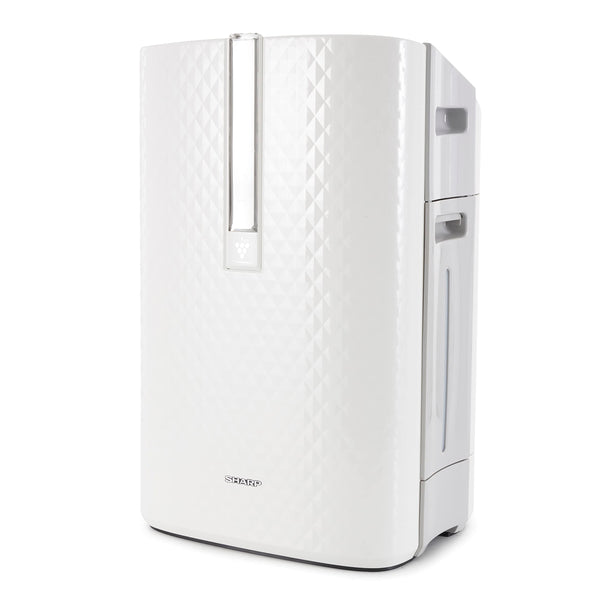 SHARP Air Purifier And Humidifier With Plasmacluster Ion Technology For Medium-Sized Rooms. Odor And True HEPA Filters For Dust, Smoke, Pollen, And Pet Dander May Last Up-To 5 years Each. KC850U.