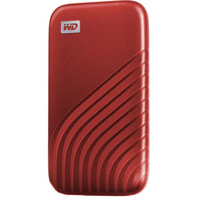 Western Digital 2TB My Passport SSD Portable External Solid State Drive, Red, Sturdy and Blazing Fast, Password Protection with Hardware Encryption - WDBAGF0020BRD-WESN