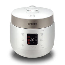 CUCKOO CRP-ST0609FW 6-Cup (Uncooked) / 12-Cup (Cooked) Twin Pressure Rice Cooker & Warmer with Nonstick Inner Pot, 16 Menu Options, 3 Voice Guide, Auto Clean (White)