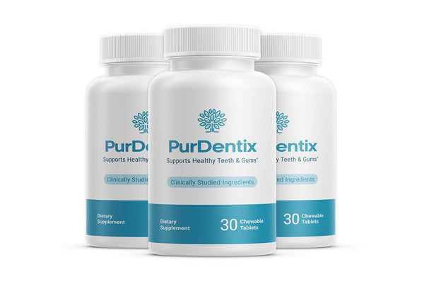 PurDentix Oral Health Probiotic – 4-Strain Formula for Healthy Gums, Teeth & Fresh Breath – 90 Chewable Tablets