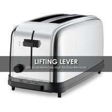 Waring Commercial WCT704 4 Slice Extra Long Slot Light Duty Pop-Up Toaster, 120V, 5-15 Phase Plug