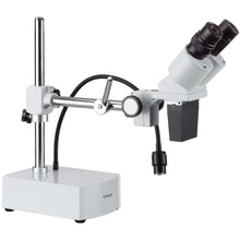 AmScope SE400-Z Professional Binocular Stereo Microscope, WF10x and WF20x Eyepieces, 10X and 20X Magnification, 1X Objective, LED Lighting, Boom-Arm Stand, 110V-120V