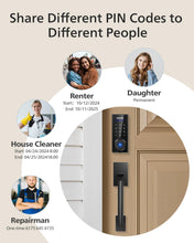 Philips Wi-Fi Smart Lock with Handle, Keypad Door Lock Keyless Entry Door Lock with Handle, Front Door Lock Set with WiFi Gateway, App Control, Fingerprint Unlock, PIN Code Unlock, Auto Lock