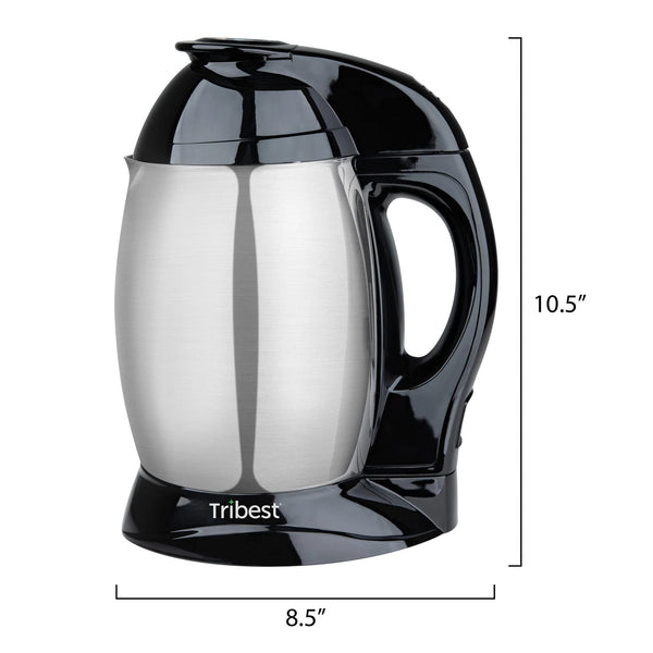 Tribest SB-130 Soyabella, Automatic Soy Milk and Nut Milk Maker Machine, Stainless Steel Large,Silver