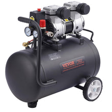 VEVOR Air Compressor, 8 Gallon Steel Tank, 1HP 2.2 CFM@90 PSI Oil Free Air Compressor & Max. 120PSI Pressure, 80dB Ultra Quiet Portable Compressor, for Auto Repair, Tire Inflation, Spray Painting