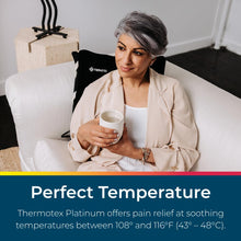 Thermotex–Far Infrared Premium Heating Pad – Platinum – Pain Relief – Warms and Relaxes Muscles – Large Size for Back, Shoulder, Arms and Legs – 17 in. x 13 in.